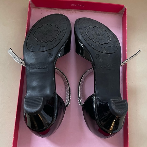 Kids Nina Cera black patent leather dress shoes for girls - Picture 3 of 4